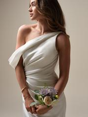 25RW352A01 Ivory Gown With Natural Illusion front