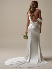 25RW352A01 Ivory Gown With Natural Illusion back