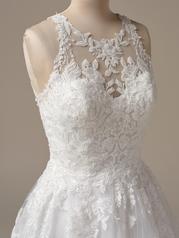 25RK284B02 All Ivory Gown With Ivory Illusion front