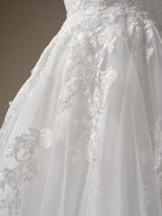 25RK284B02 All Ivory Gown With Ivory Illusion detail