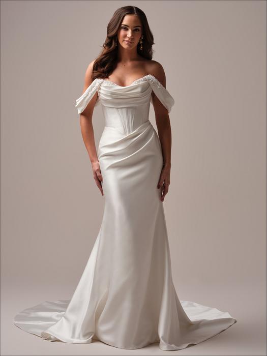 melissa sweet scalloped a line wedding dress Melissa Sweet's new dresses at David's Bridal will make you swoon!