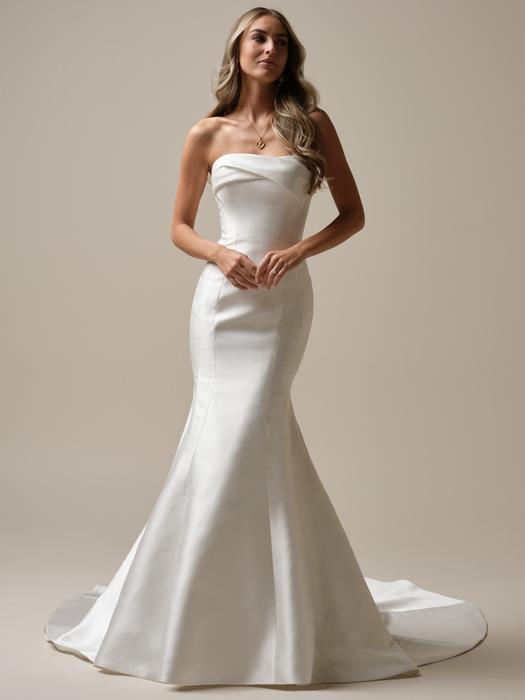 green emerald velvet dress Maggie Sottero Calista – The Bridal Boutique main image 0