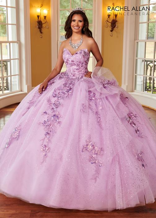 Lareina Quinceanera Dresses  Style - RQ2160 in Light Blue, Red Color