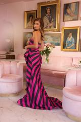 40128 Black/Fuchsia back