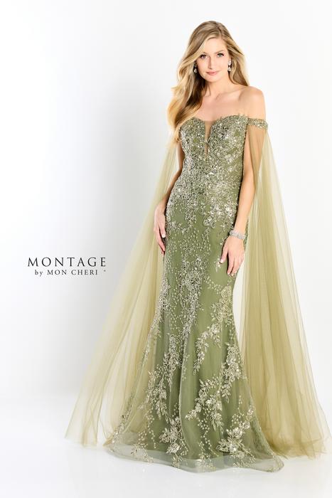 Montage by Mon Cheri - 118961 Strapless Lace Sheath Gown – Couture Candy