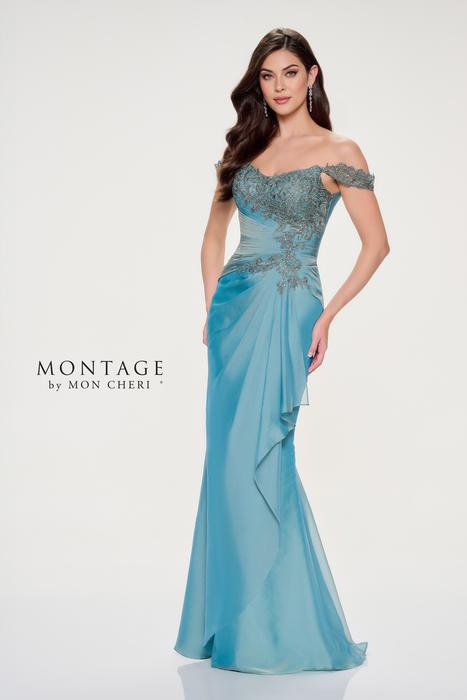 Montage by Mon Cheri designer Ivonne Dome designs this special occasion line wit M843