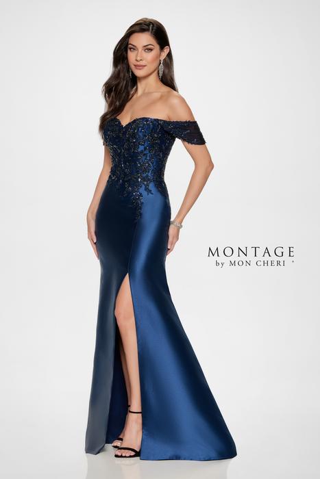 Montage by Mon Cheri designer Ivonne Dome designs this special occasion line wit M855