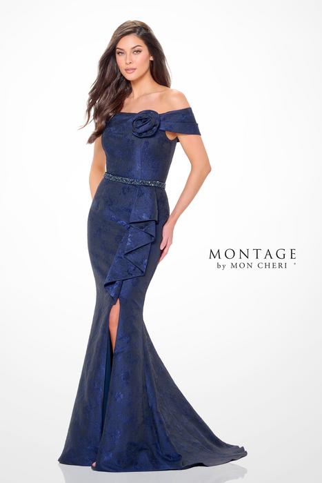 Montage by Mon Cheri designer Ivonne Dome designs this special occasion line wit M910