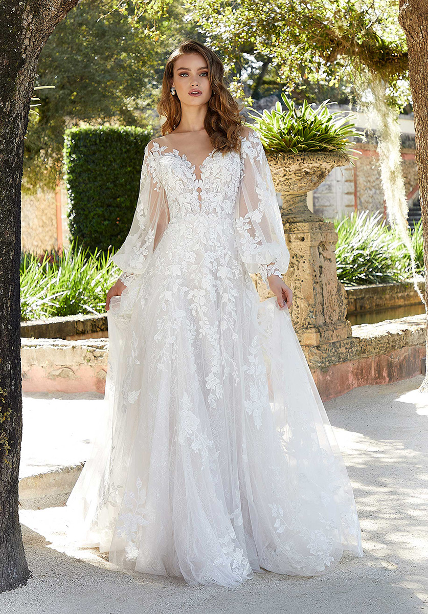 Featured Wedding Dress: Julie by Morilee - Darianna Bridal & Tuxedo