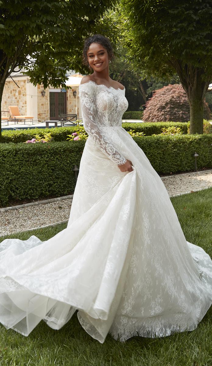 Designer bridal gowns in stock from around the globe. up to size