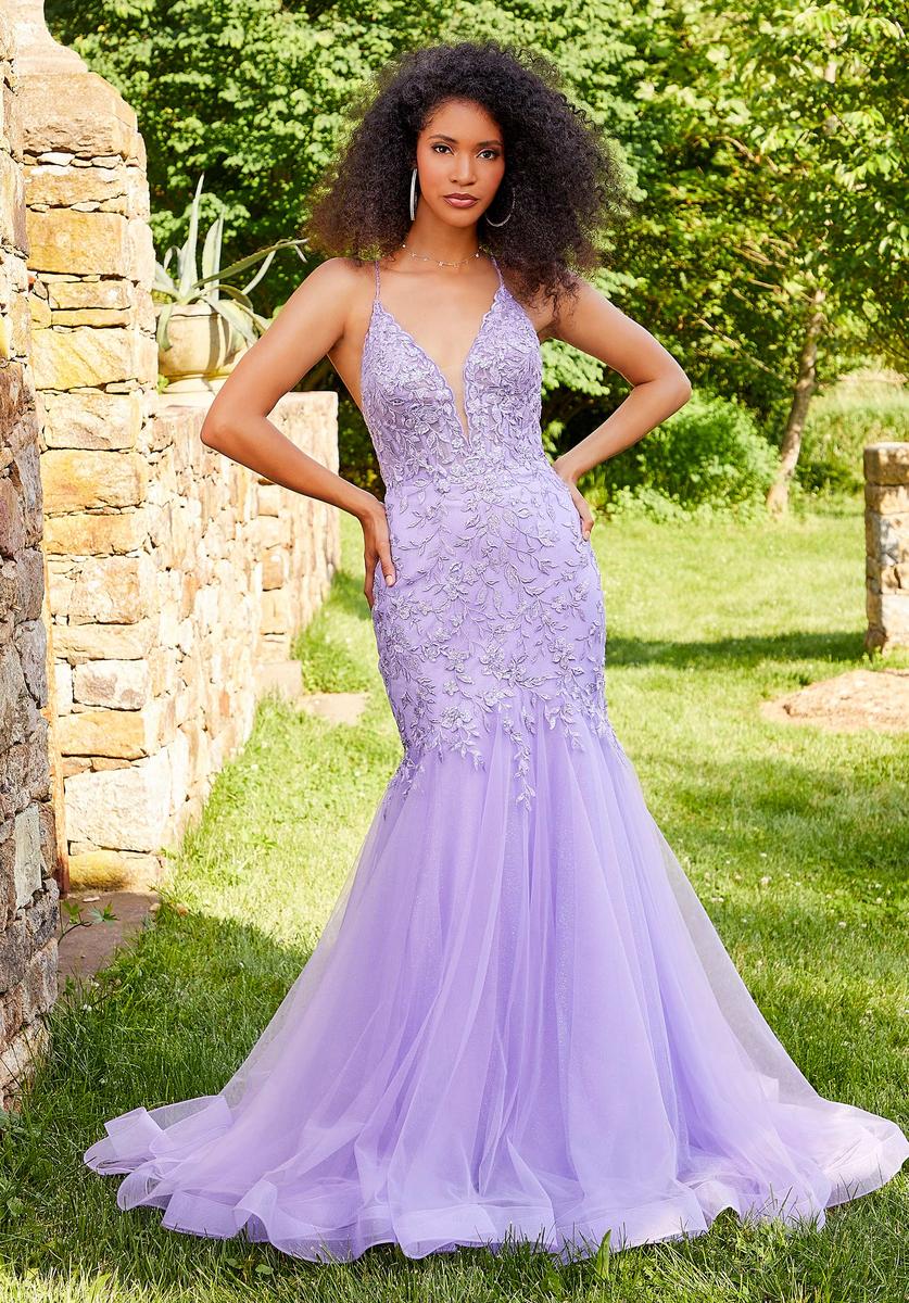 Cowl-Neck Lilac Purple Prom Dress from JVN by Jovani Lilac / 0