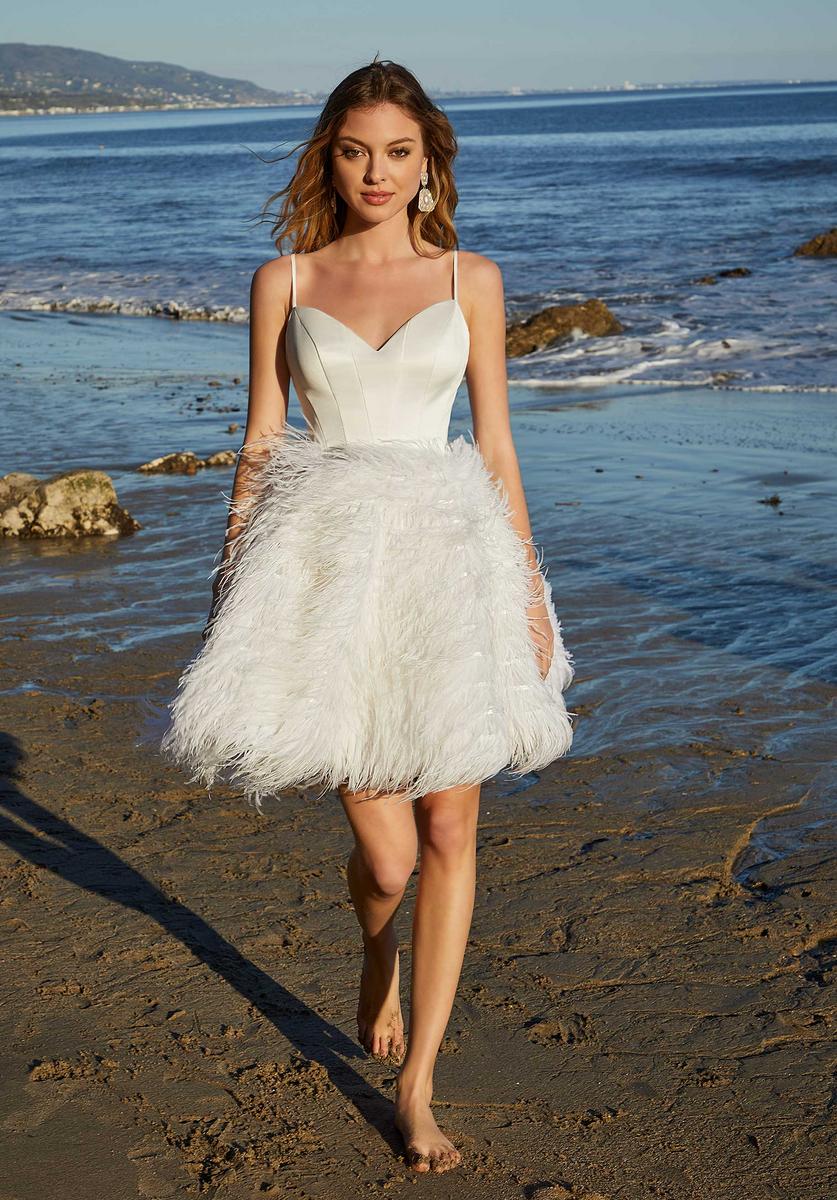 Jacqueline Elizabeth Mini | Modern A-Line Wedding Dress | Karen Willis  Holmes