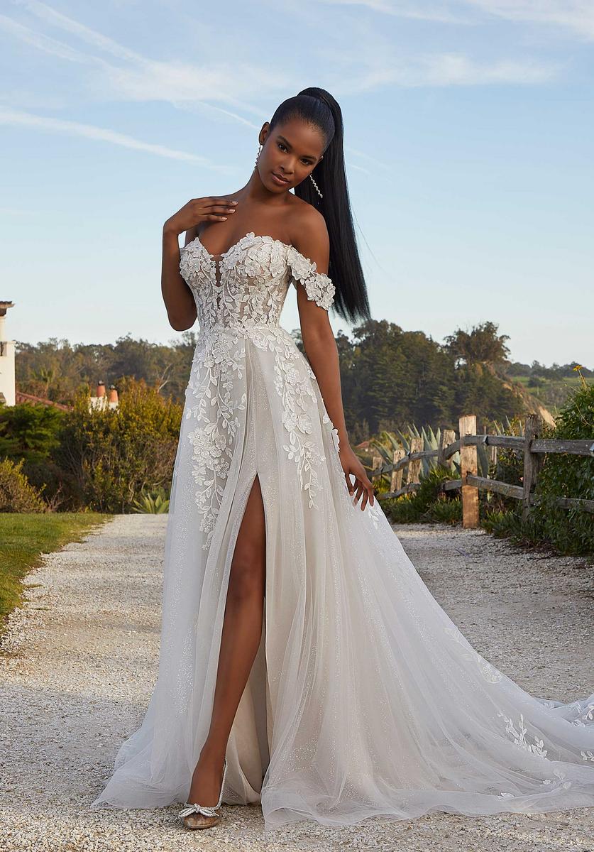 White Corset Top  Ivory Floral Bridal Corset Wedding Dress