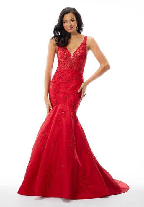 Mori Lee Red Prom Dress