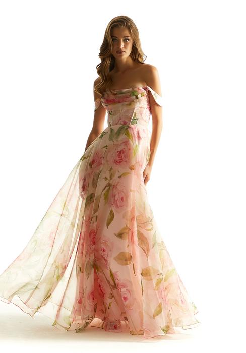 Morilee Floral Lace Prom Dress 99117 Pink Bouquet – Unique