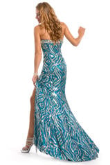 2637 Turquoise/Silver back