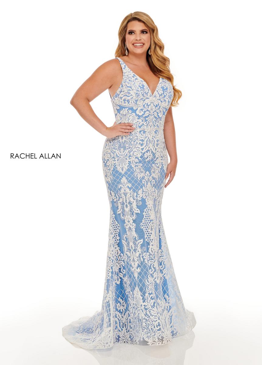 Rachel Allan Plus Size Prom 7105W
