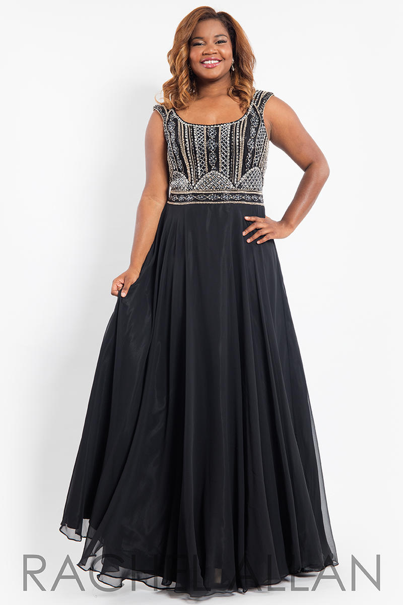 Rachel Allen Prom Dress Gray