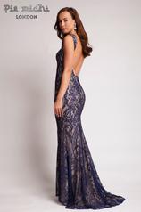 1658 Navy/Nude back