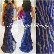 1667 Royal Blue/Nude detail