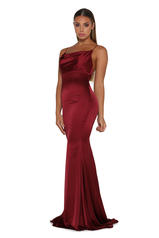 Dana_Gown Deep Red front