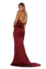 Hugo_Gown Red back
