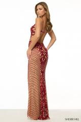 57078 Nude/Red/Fuchsia back