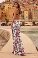 57105 Ivory/Fuchsia Print back