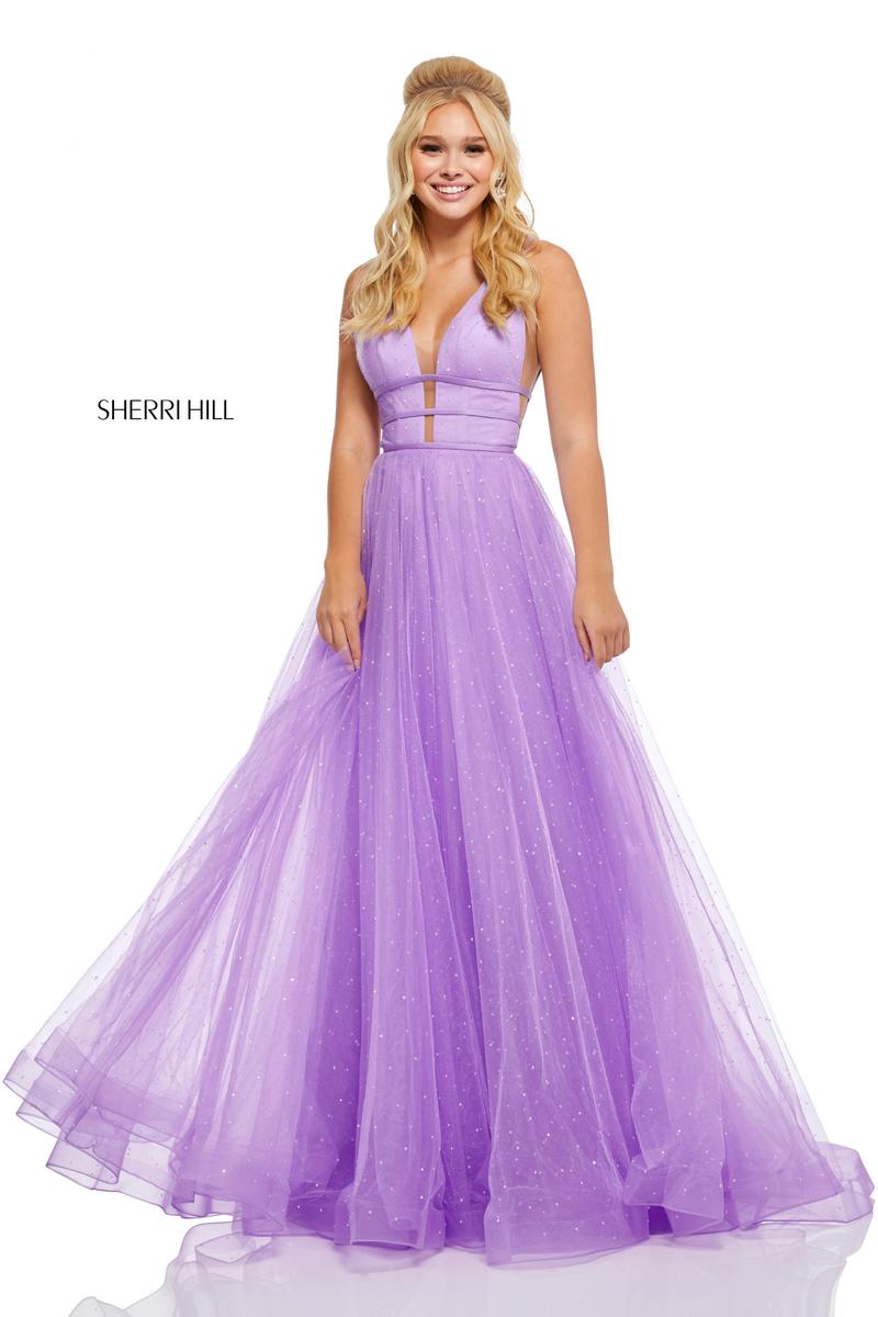 sherri hill lilac dress