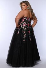 SC7407 Black Floral back