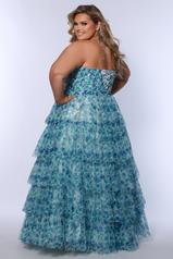 TE2530 Blue Floral back