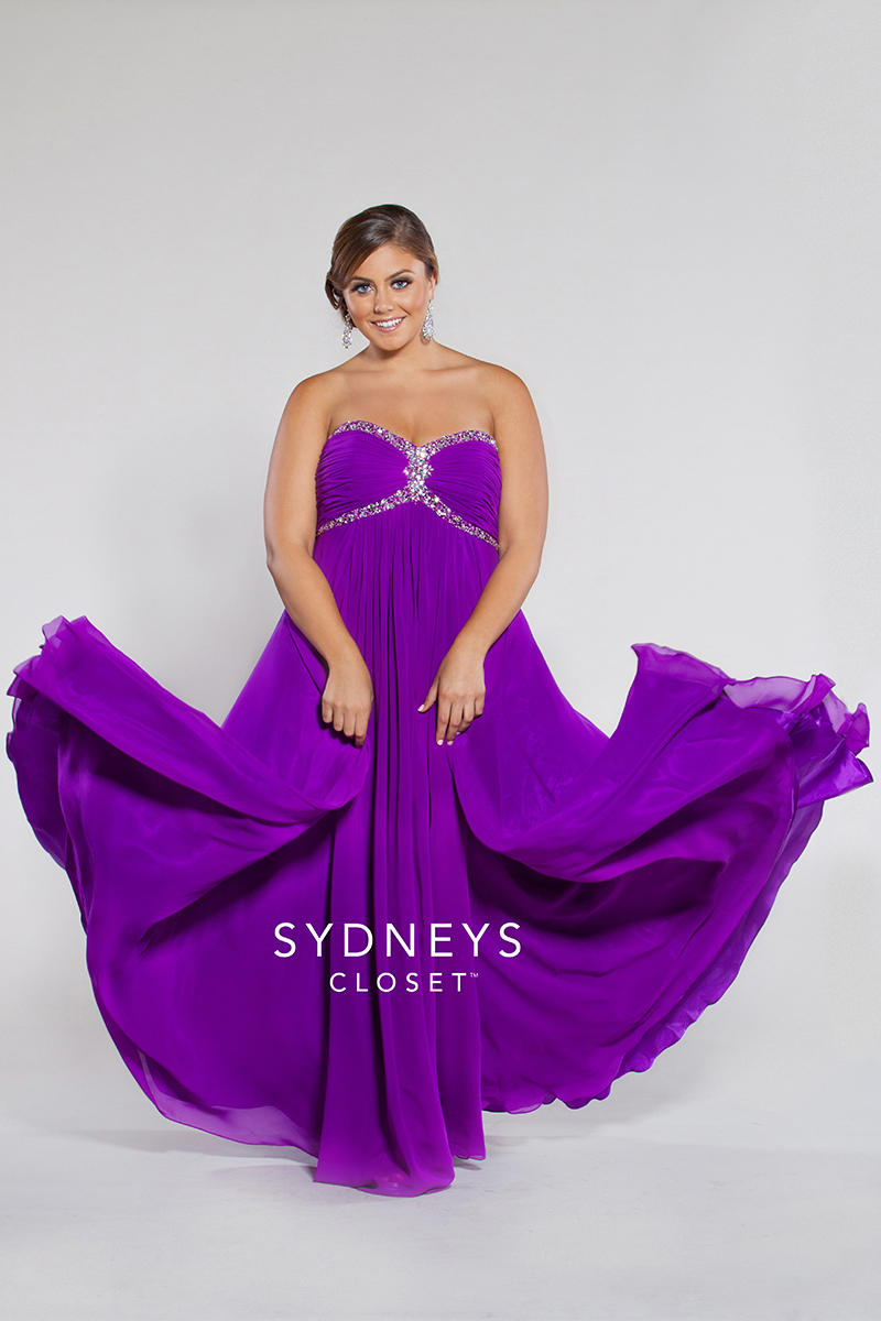 Sydney's Closet Plus Size Prom SC7087