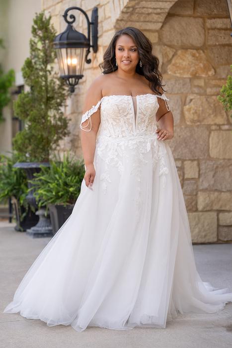 mb bride homecoming dresses Overskirt Wedding Dress by Mary's Bridal MB4129