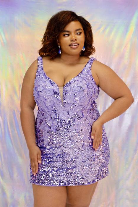 Plus size cocktail, party and homecoming dresses SC8145