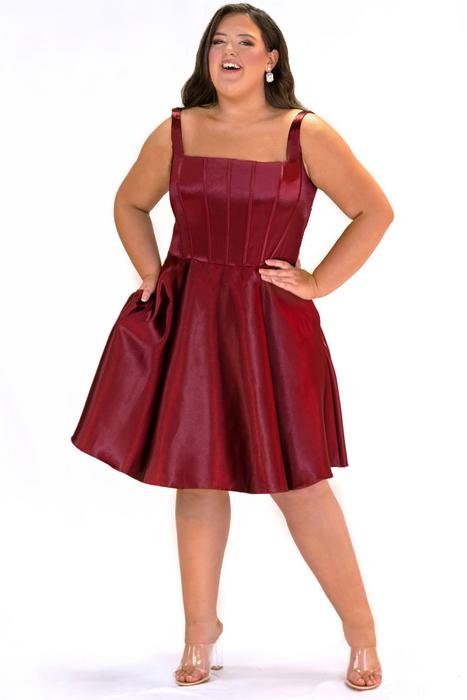 Plus size cocktail, party and homecoming dresses SC8146