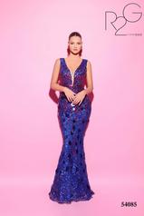 54085 Royal Blue/Fuchsia front