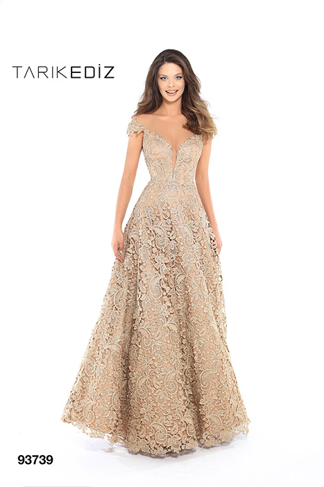 slim fit dress slacks Tarik Ediz 98300 Strapless Pleated Gown Pre-Order 8 / Royal Blue main image 1