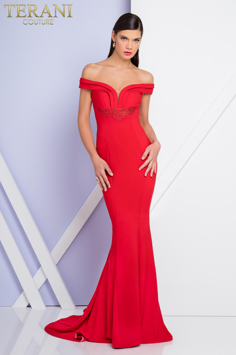 terani couture red dress