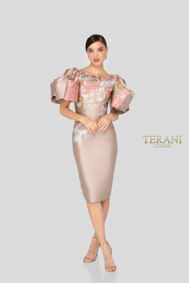 terani gold dress