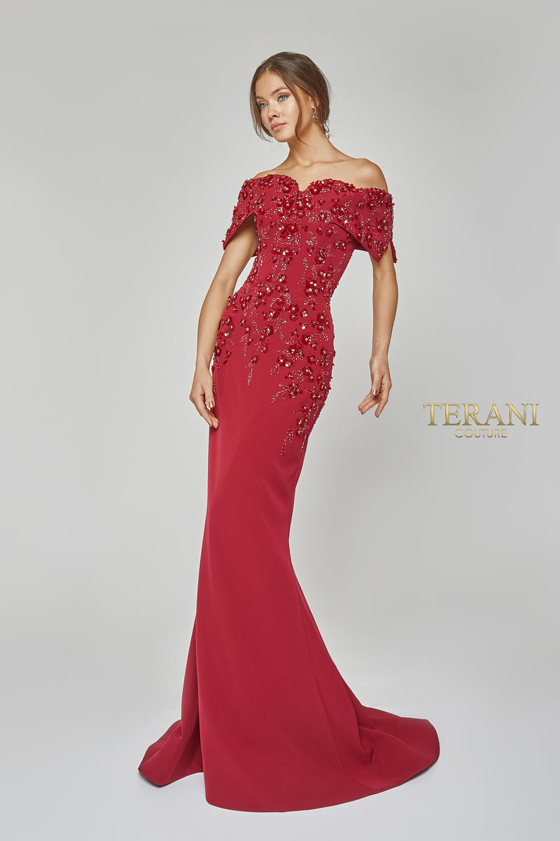 terani red dress