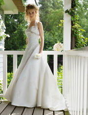  Sincerity Bridal 3325 size 8 ivory/taupe