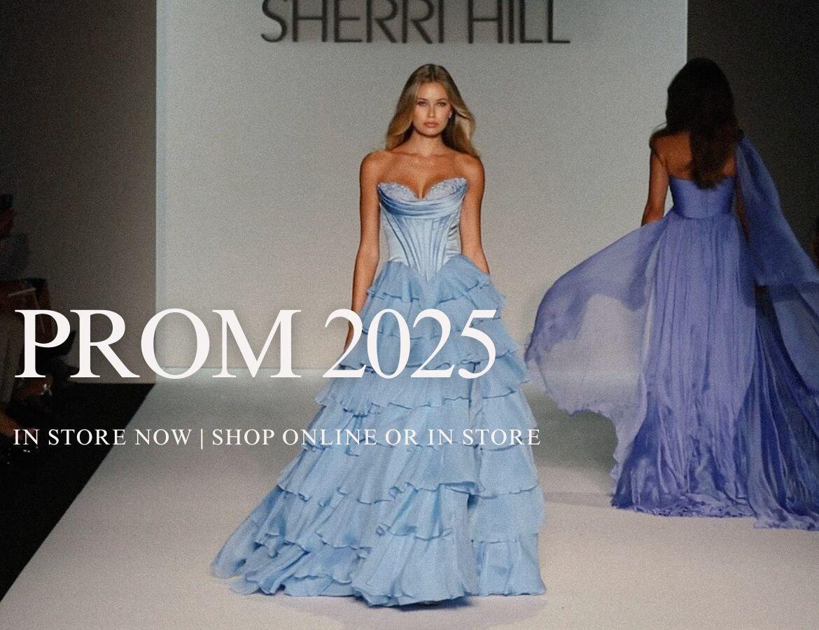 Sherri Hill Prom 2025 Dresses available at Bravura Fashion in Alpharetta, Georgia