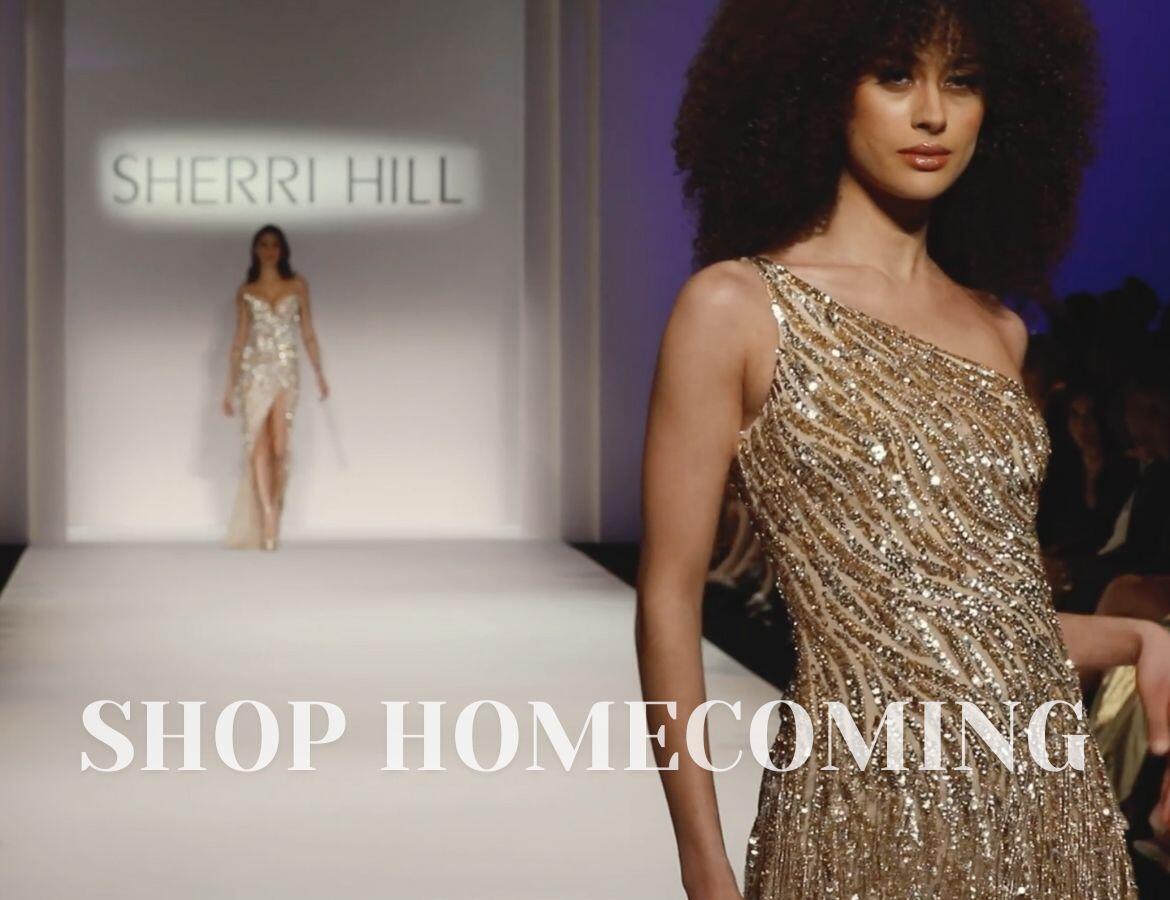 SHERRI HILL DRESSES AT BRAVURA IN ALPHARETTA, GEORGIA