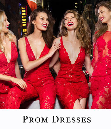 ladies red formal dresses