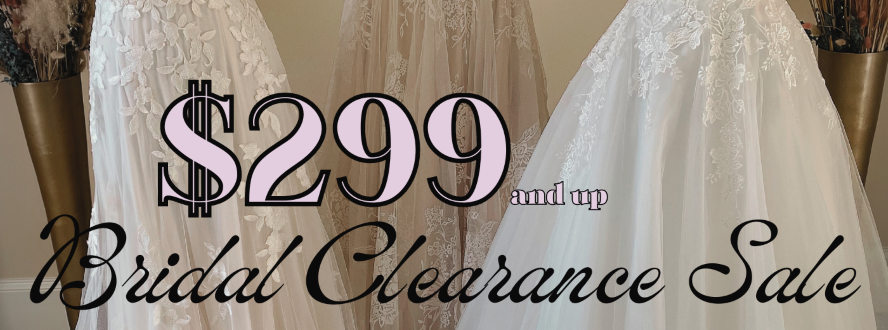 Clearance Bridal Sale