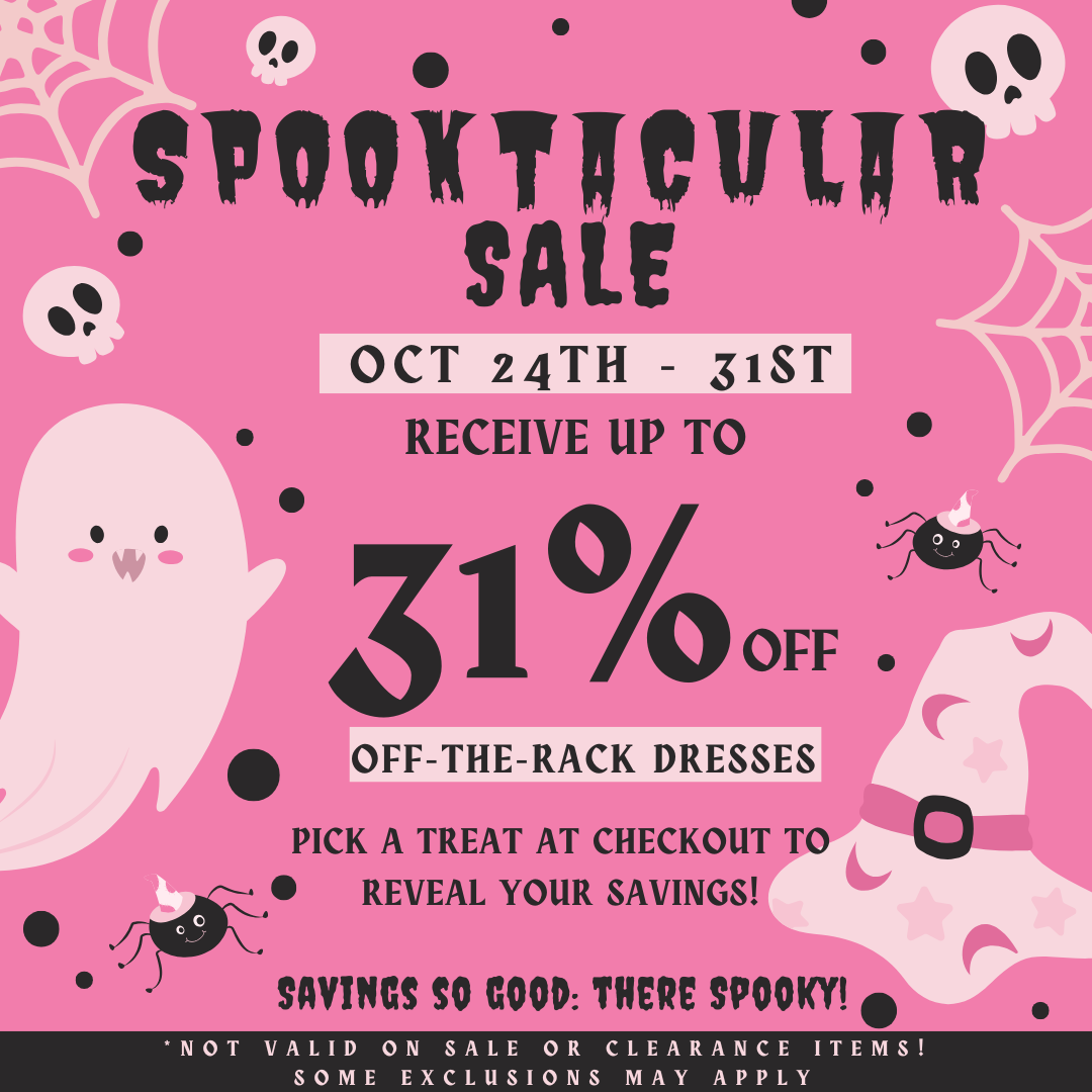 SPOOKY SAVINGS HALLOWEEN SALE