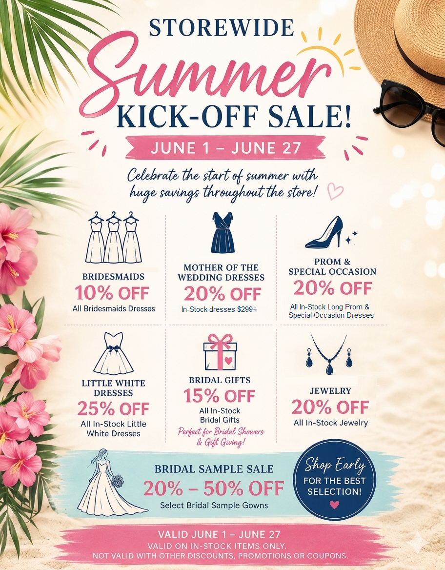 summer kick off sale
