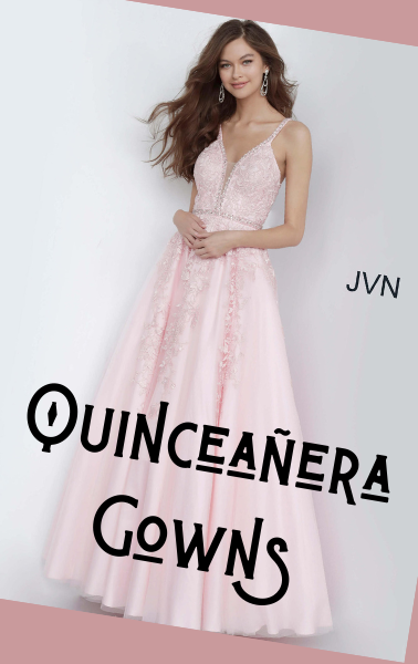 Pink Lace Quinceanera Gown