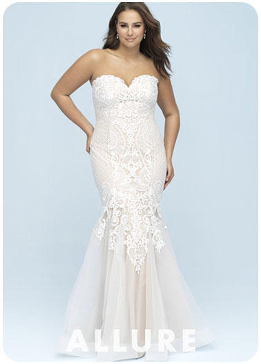 full figured bridal gowns
