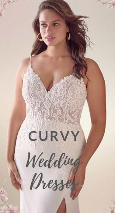 Curvy wedding dresses